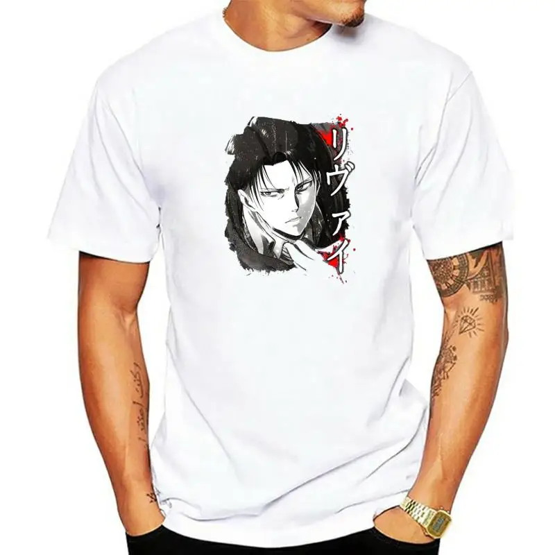 キャプテン・リヴァイ-進撃の巨人-アニメ-tシャツ-メンズ-ウルトラスリムフィット-9分袖-ヘンリーカラー-ユーストレンド-秋の新作