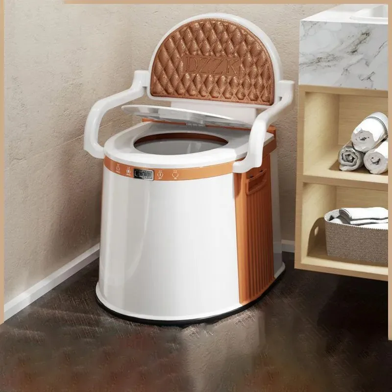 

Elderly Toilet Stool Portable Toilet Squatting Pregnant or Disabled Movable Toilet Potty for The Elderly Travel Outdoor Camping
