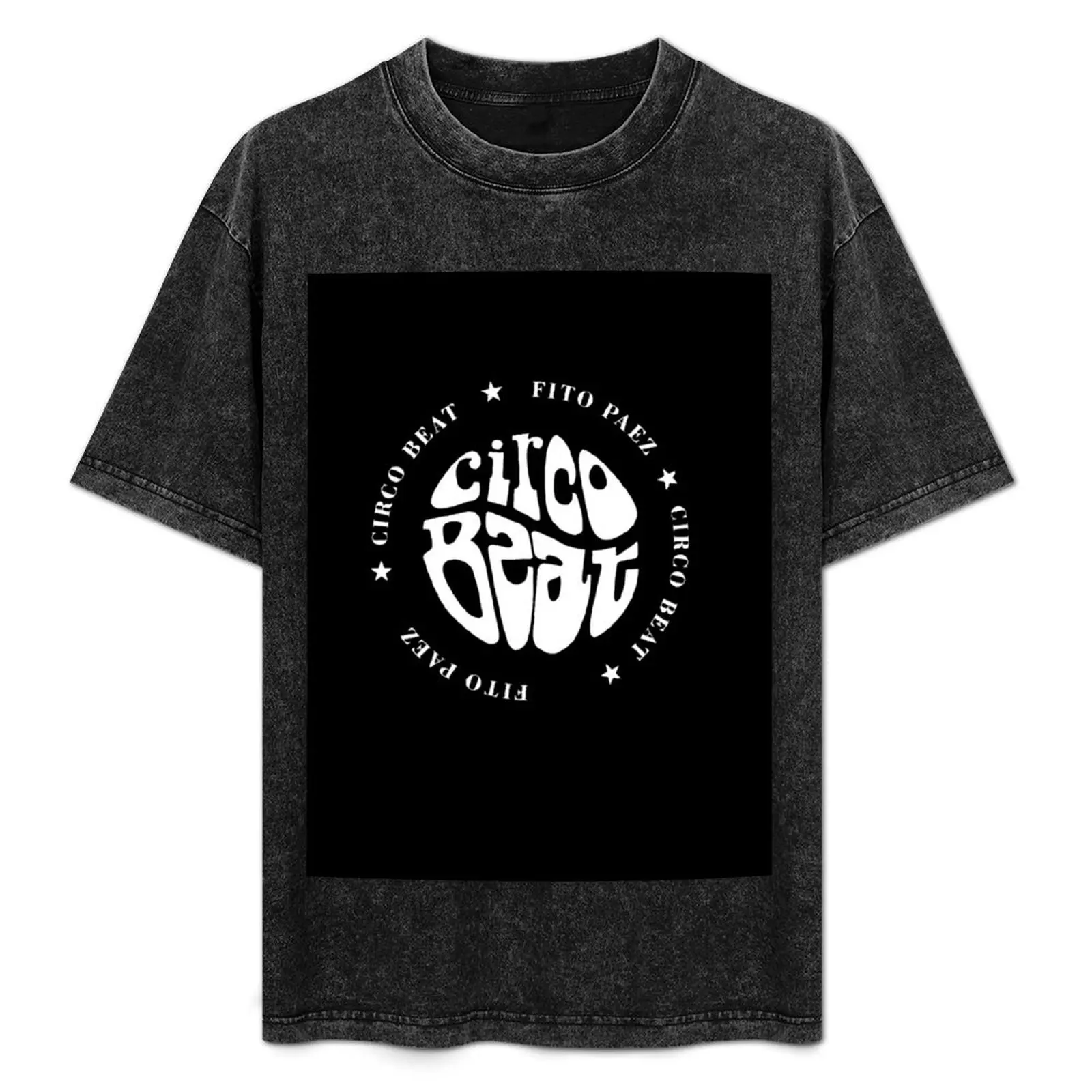 Camiseta Casual Circo Beat - Fito Paez, Camiseta de Manga Curta para o Dia a Dia