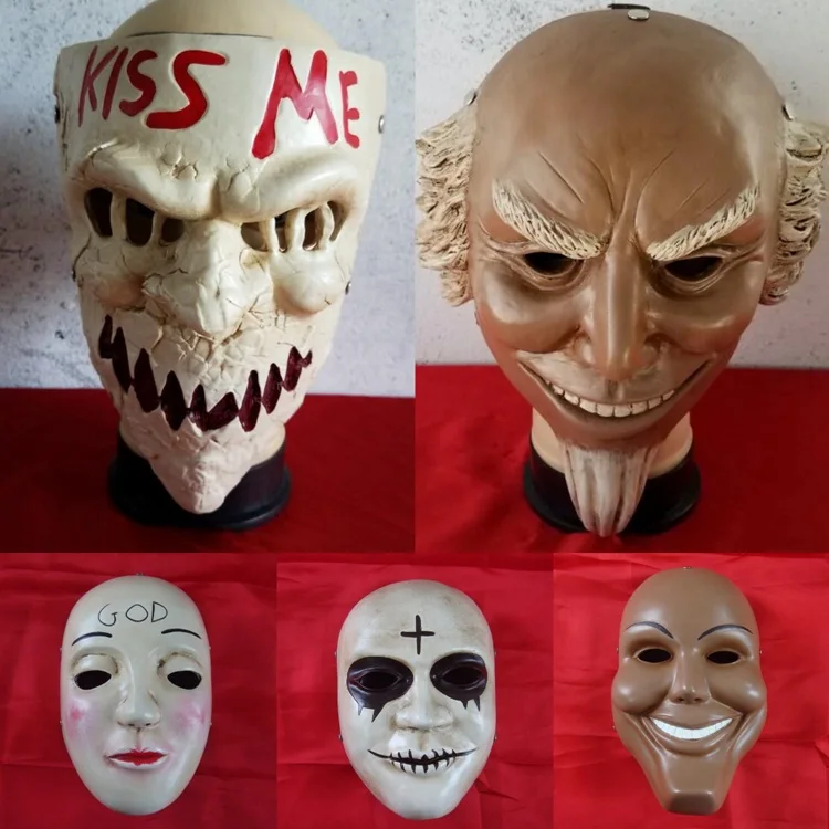 قناع الله للهالوين فستان رعب بار أداء الحفلات بيت الأشباح الدعائم كوس مرحلة ماكياج الفيلم