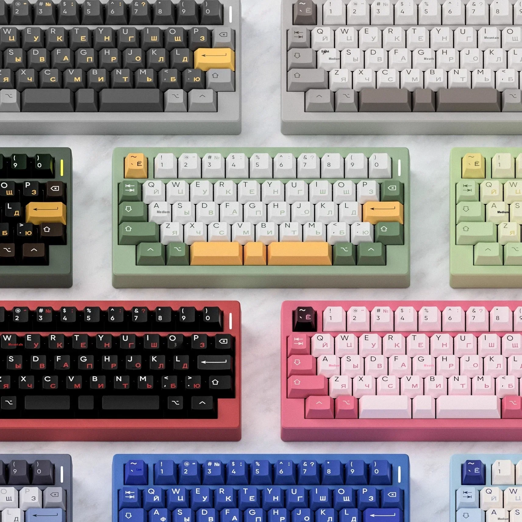 Raven50 Mechanical Keyboard Kits Single Key Slotting Gasket Custom Tri-Mode Wireless Keyboard Kit PC E-Sports Accessories Gifts