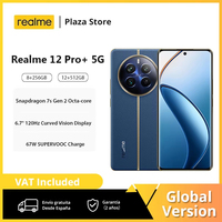 Global Version Realme 12 Pro Plus 12 Pro+ 5G Smartphone 64MP Periscope Portrait Camera Snapdragon 7s Gen 2 120Hz Display 67W SUP