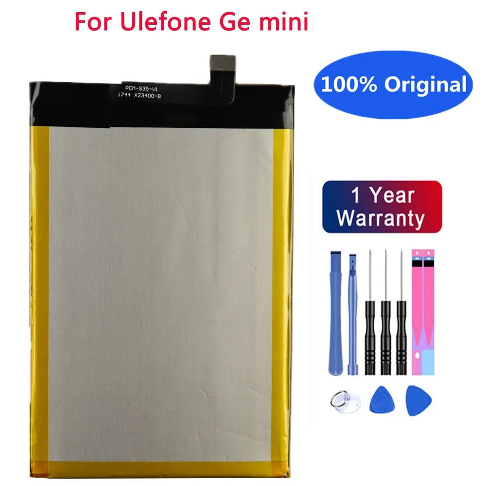 

Высококачественный оригинальный аккумулятор 3150 мАч для телефона Ulefone Ge mini, оригинальный перезаряжаемый литий-полимерный литий-ионный аккумулятор + Бесплатные инструменты