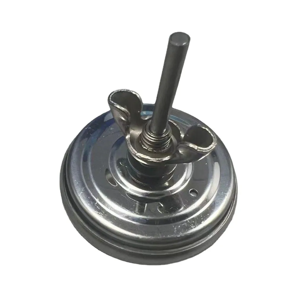 Mechanical BBQ Thermometer Stainless Steel No Battery Required for Continuous Use on Charcoal Gas and Pellet Grills