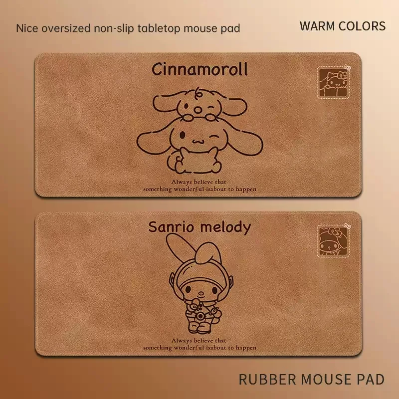 

Mouse Pad Kawaii Cartoon Mousepads Kitty Anime 400 X 900 Large Mouse Pads for Computer Laptop Keyboard Pads Anti-Slip Mousepad