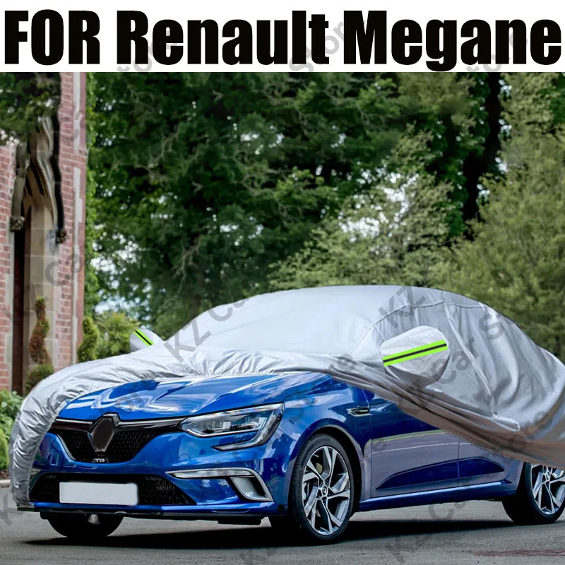 

Full Car Cover For Renault Megane Outdoor Anti-UV Sun Shade Rain Snow Dust Resistant Cover Windproof