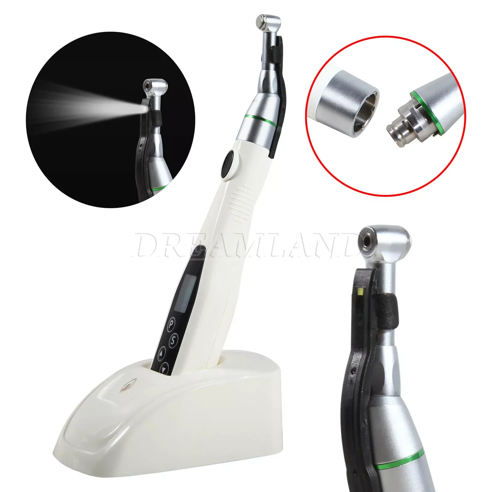 Wireless Reciprocating LED Dental Endo Motor 16:1 Root Canal Micromotor Cordless