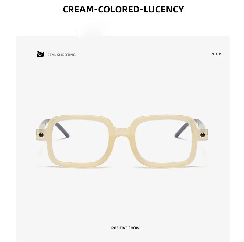 Neue modische quadratische Sonnenbrille für Damen und Herren, Vintage-Markendesigner, Punk-Sonnenbrille, klare Gläser, Spiegelbrille – Detail 11