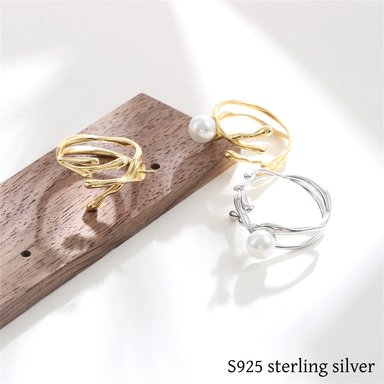 s925-スターリングシルバー卸売ビーズクラスプリングセッティング女性の-diy-4-8-ミリメートルラウンドパール女性のためのギフトジュエリー作成アクセサリー