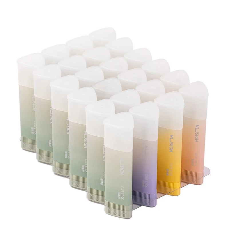 Haste triangular transparente segura e não perigosa Haste de cola sólida 21g