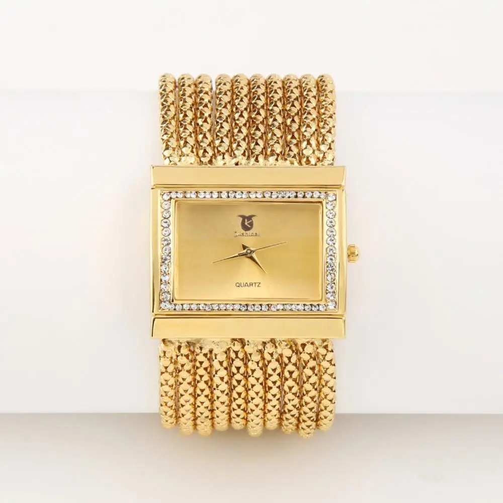 Multi-layer Band Women Alloy Bracelet Wrist Fashion Watch