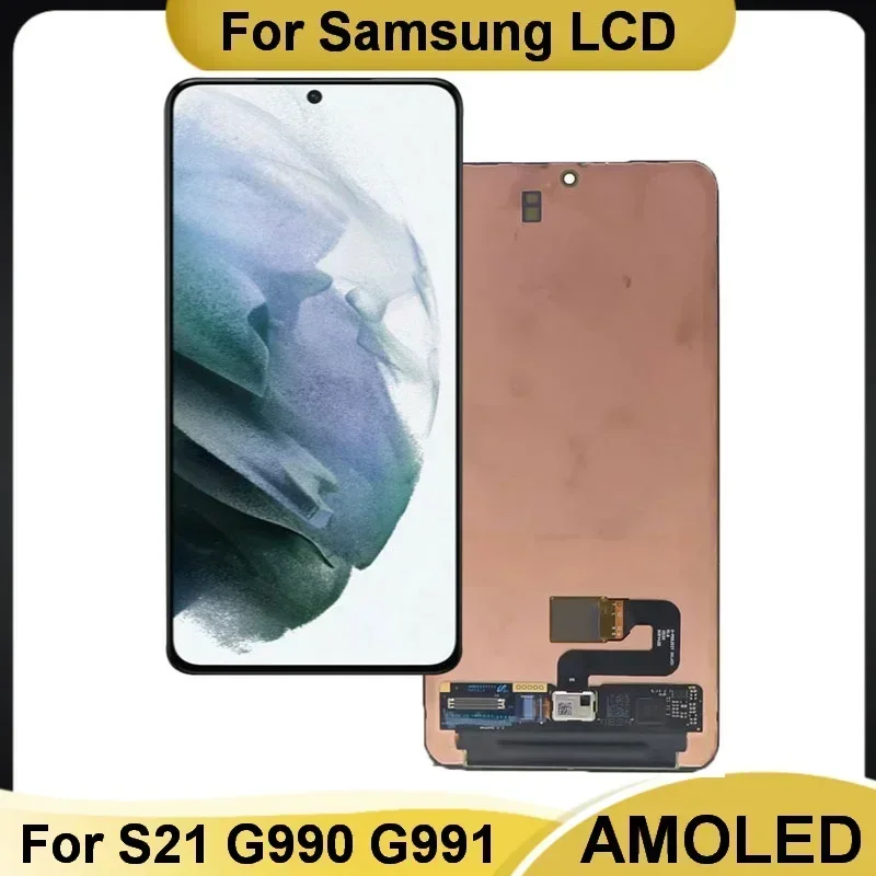 Super AMOLED Touch Screen For Samsung Galaxy S21 5G Display G990F G991F G991U G991B/DS Lcd Display Screen Defect Screen Assembly