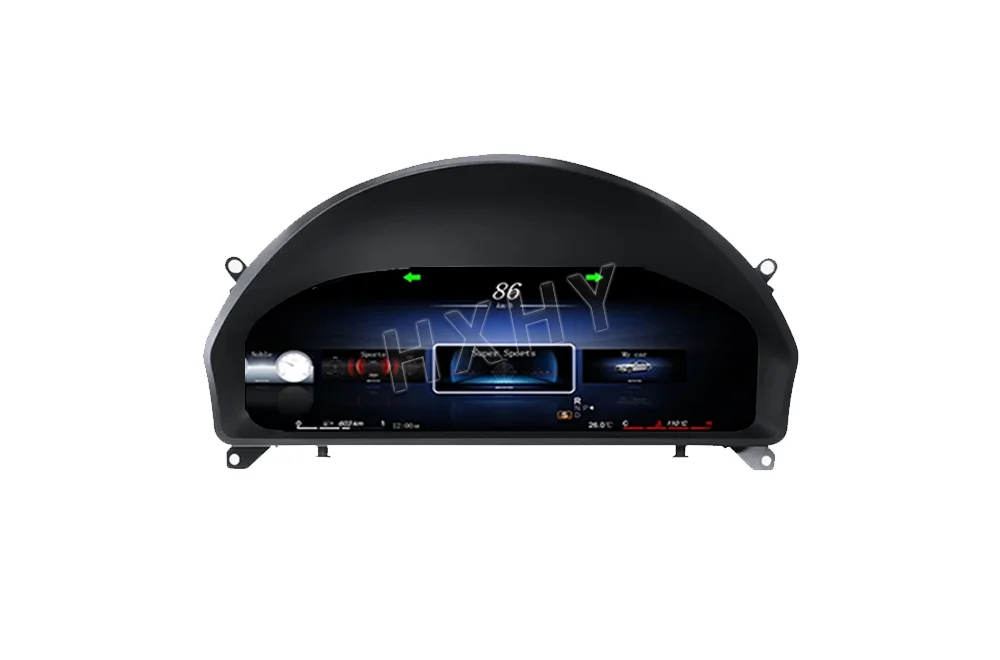 New Car LCD Digital Cluster For Benz C Class W204 2008-2011 Virtual Cockpit SpeedMeter Dash Screen Instrument Panel