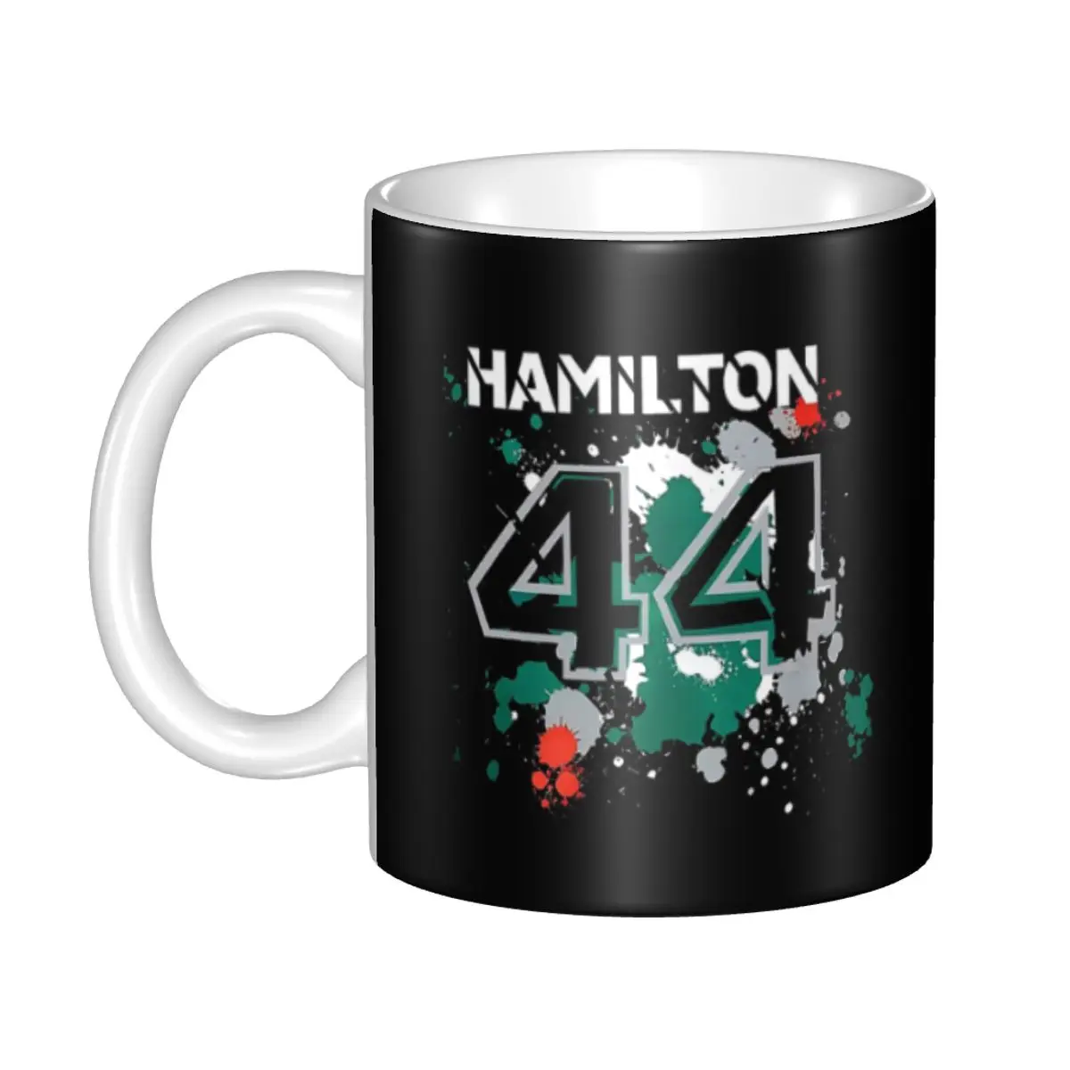 لويس هاميلتون 44 كوب مضحك أكواب القهوة السيراميك أكواب الشاي كوب حليب درينكوير هدايا للمرأة الرجل #1