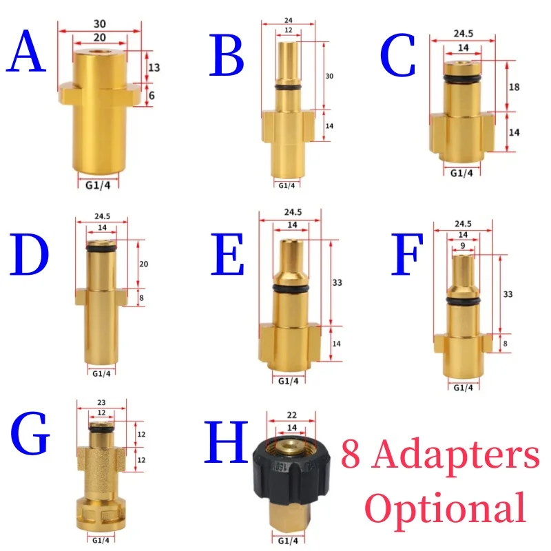 High Pressure Cleaning Machine Sewer Drainage Cleaning Hose, Sewer Sewage Injector Kit, Cleaning Nozzle , For Karcher Nilfisk