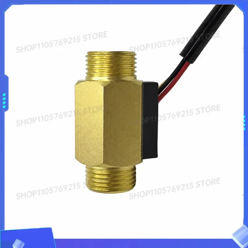 3 Point Thread Turbine Water Flow Sensor Hall Effect Pulse Signal