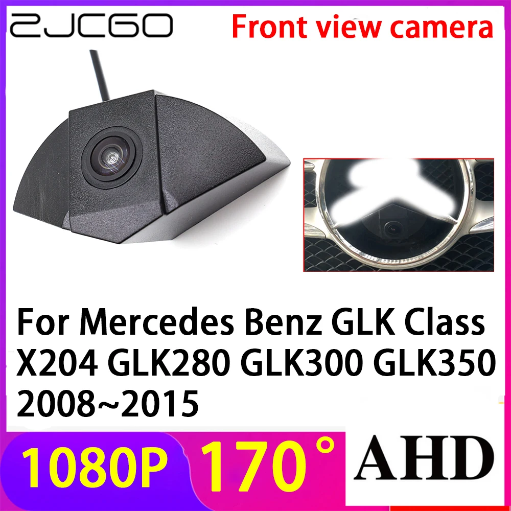 

ZJCGO AHD 1080P 170° LOGO Parking Front View Camera Waterproof for Mercedes Benz GLK Class X204 GLK280 GLK300 GLK350 2008~2015