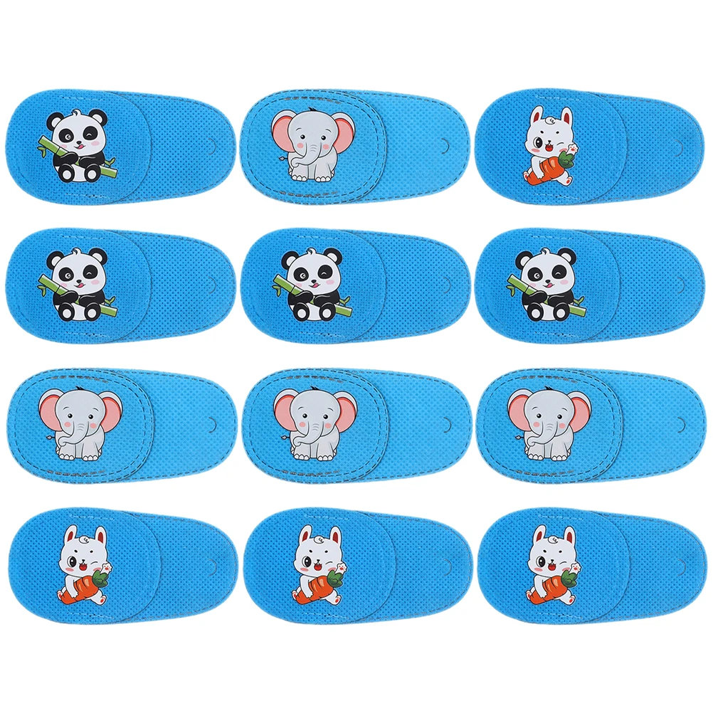 

12 Pcs Full Coverage Eye Mask Training Glasses Child Patches for Kids Non-woven Fabric Amblyopia