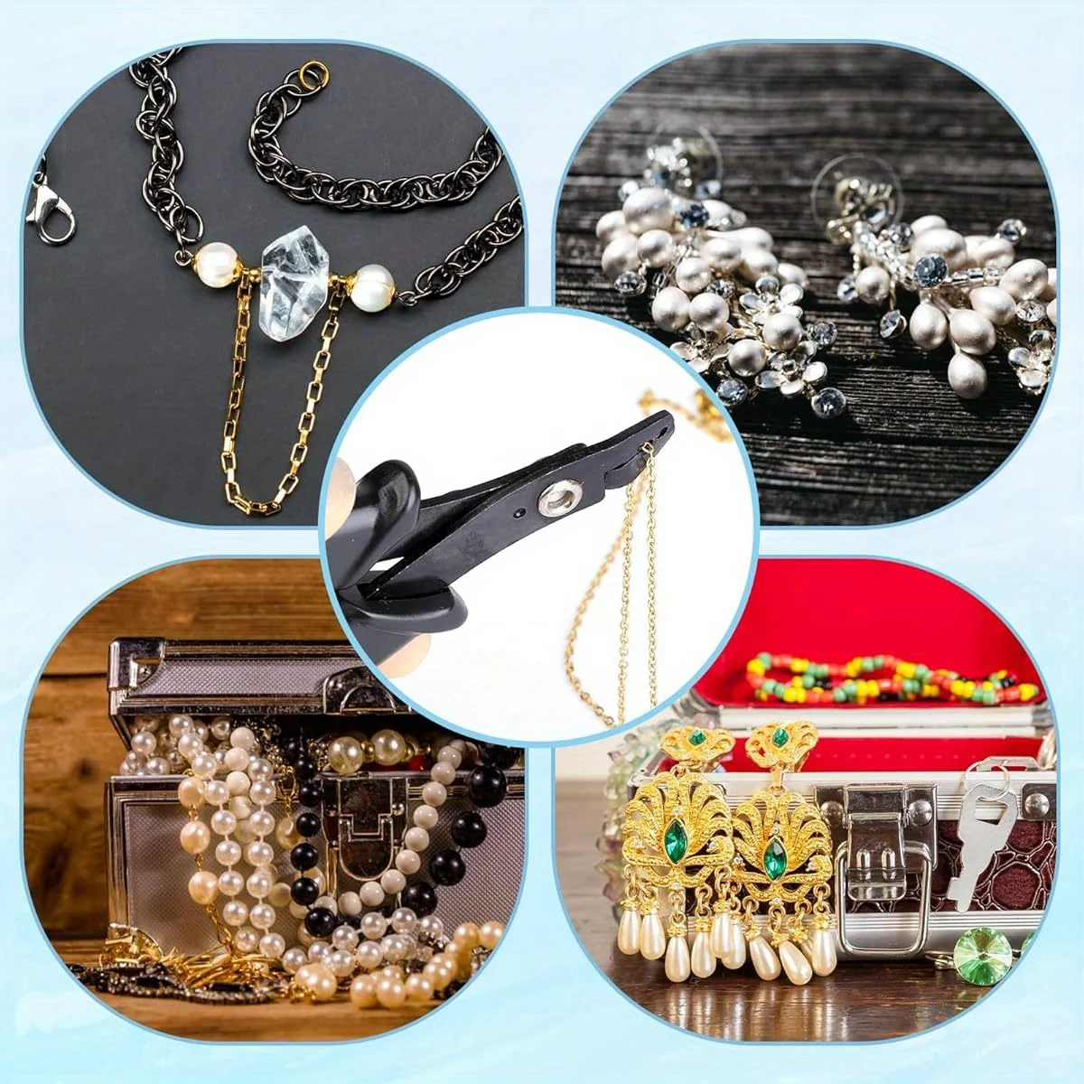 Professional Jewellery Crimping Pliers, DIY Tool Kit