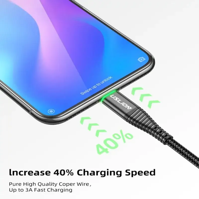 0.5 1 2 M USB Type C Fast Charging Cable For Huawei Mate 40 30 Xiaomi USBC Quick Charger Cable For Samsung S10 S9 S8 data Cable