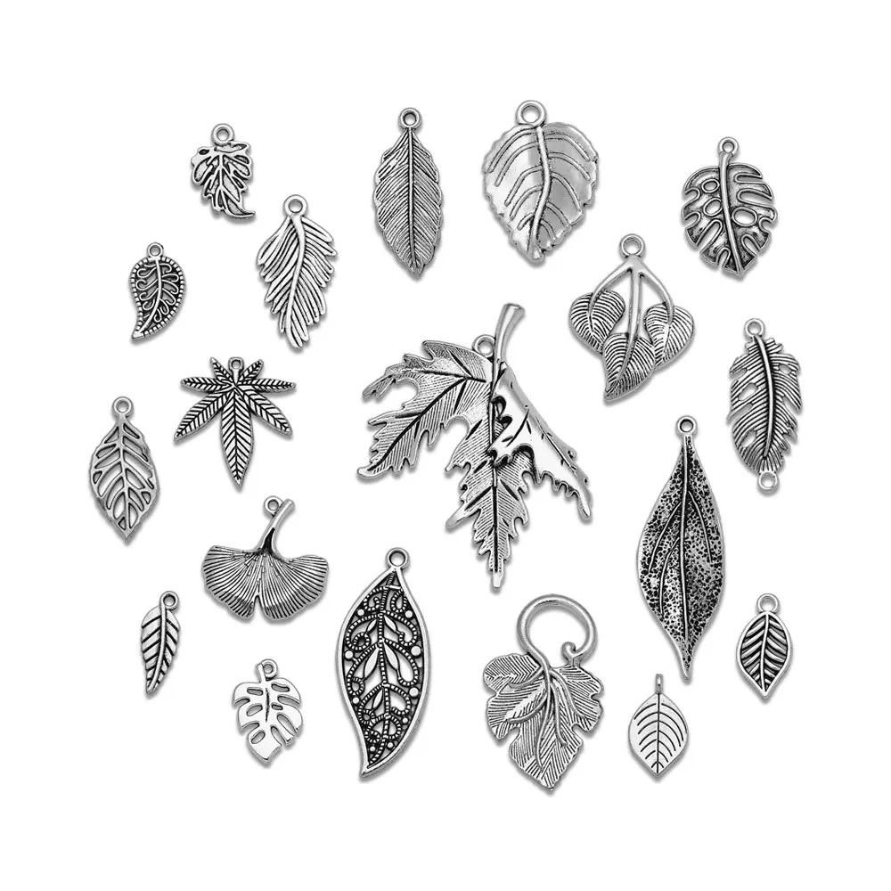 Monstera Ginkgo Maple Charms Grape Leaf Pendants For Diy Jewelry Making Findings Supplies Accessories