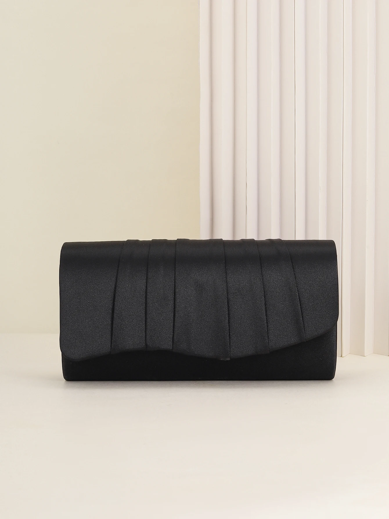 Damen-Dinner-Tasche, plissiert, einfarbig, Clutch, Party, Abendessen, Hochzeit, leicht, luxuriös, Umschlag, Abendtasche für Abschlussball, Abendessen/Bankett – Detail 13