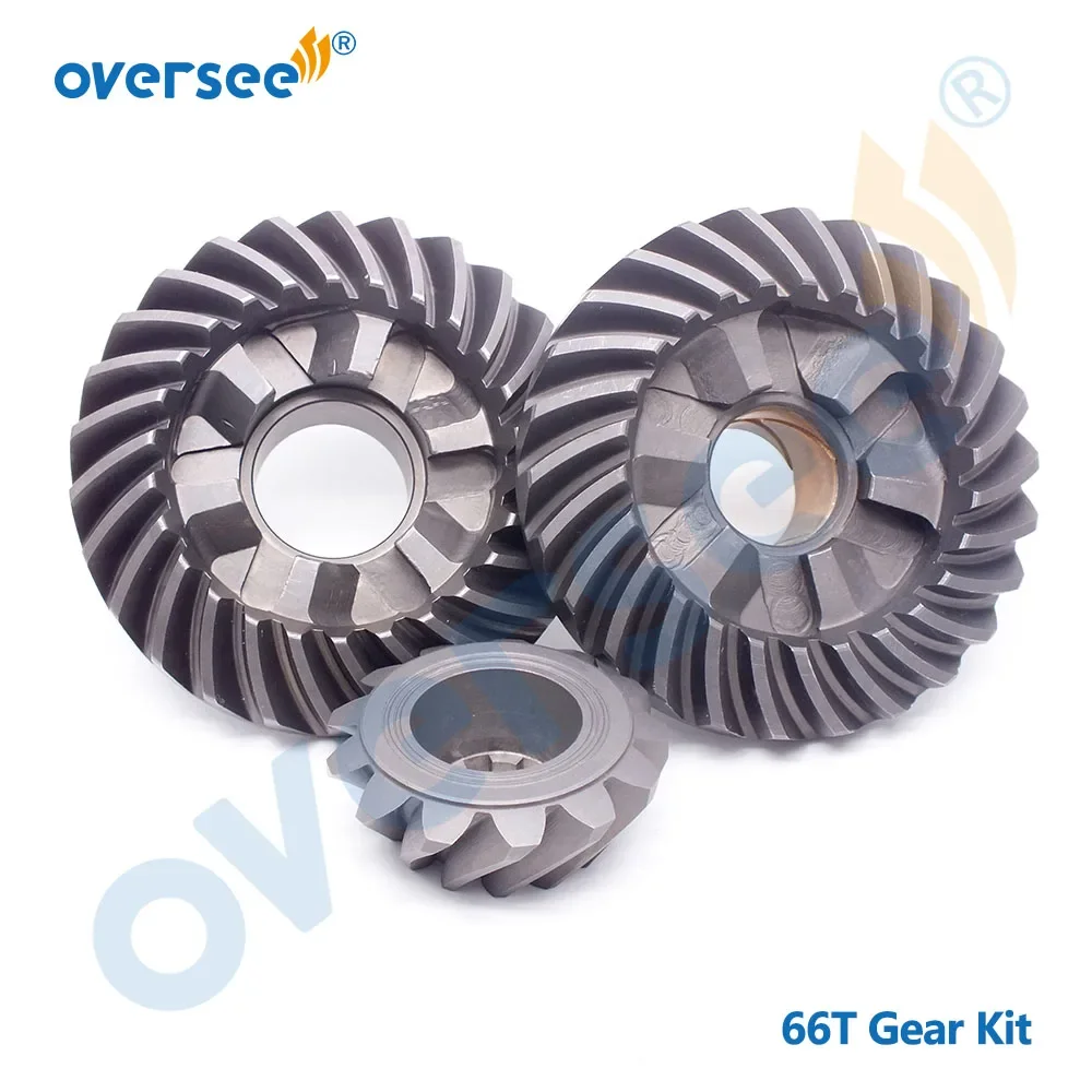 Oversee Gear Kit 66T-45560 66T-45551 66T-45571 For Yamaha Outboard Motor Parsun Hidea 2T 40HP 40X 66T Forward Reverse Pinion