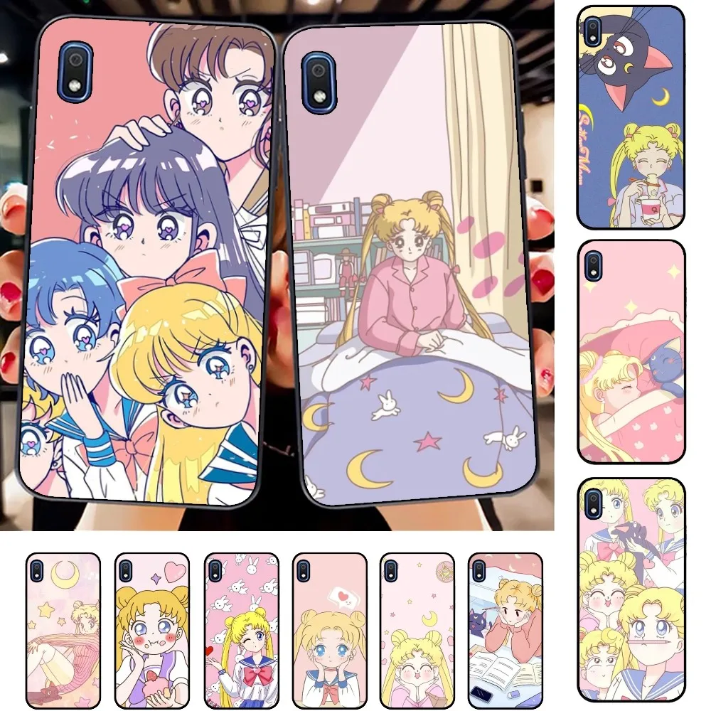 

S-Sailor Anime M-Moon Phone Case For Samsung A 10 11 12 13 20 21 22 30 31 32 40 51 52 53 70 71 72 73 91 13 Shell