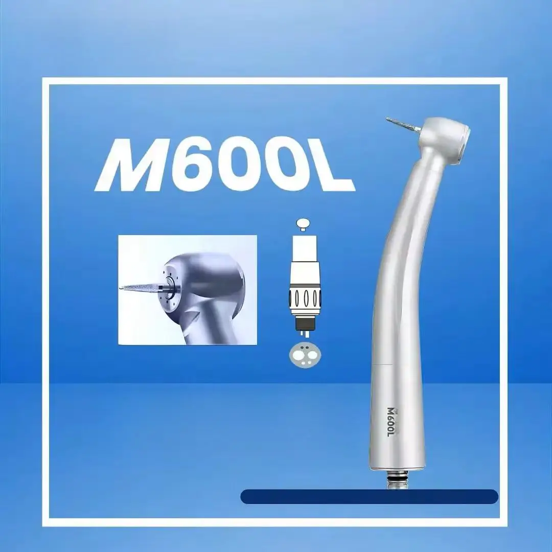 M600L Dental High Speed Handpiece Dental Air Turbine Hand piece Rotor Tip N-Couplings Type Stainless Steel Body