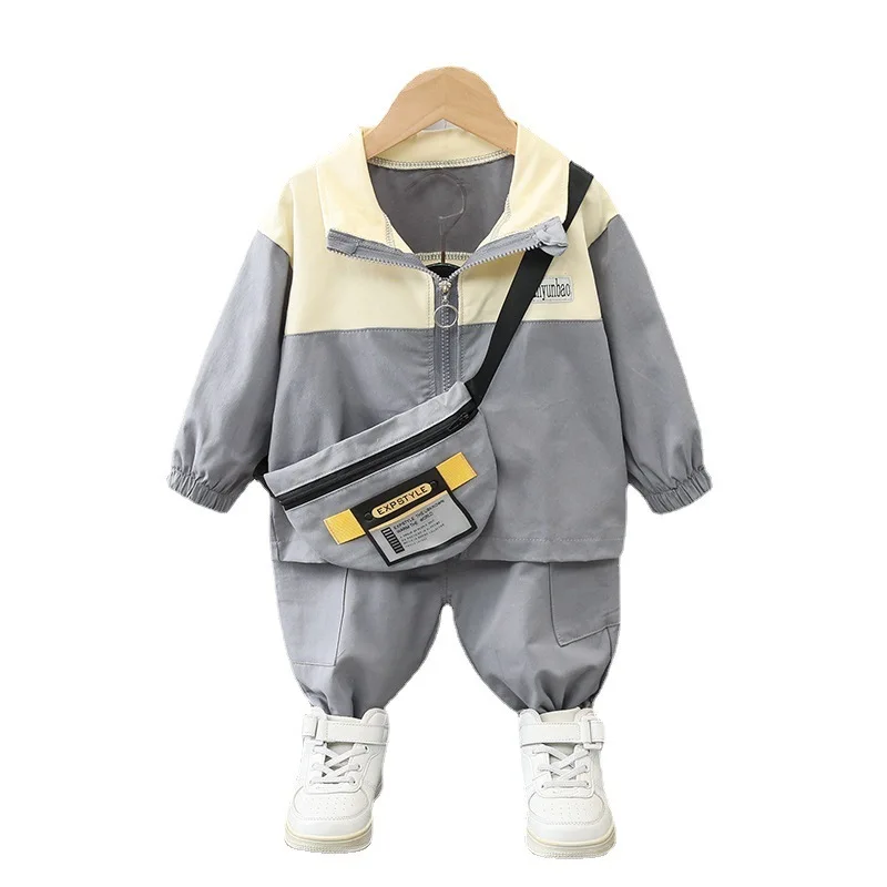 New Spring Autumn Baby Boys Clothes Children Girls Fashion Jacket Pants 2Pcs/Sets Toddler Sports Casual Costume Kids Tracksuits