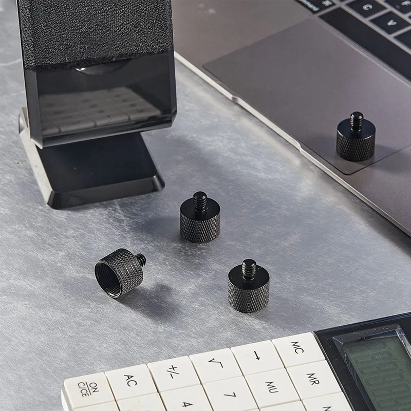 Mic Suporte adaptador para câmera Mount, tripé, conector de conversão, 5/8 fêmea para 1/4 macho