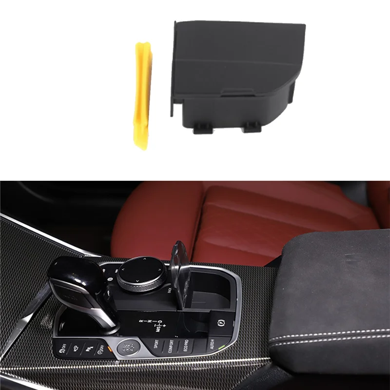 

Car Central Control Gear Storage Box Black ABS Car Accessories LHD For BMW 3 Series 4 Series X3 X4 X5 X6 Z4