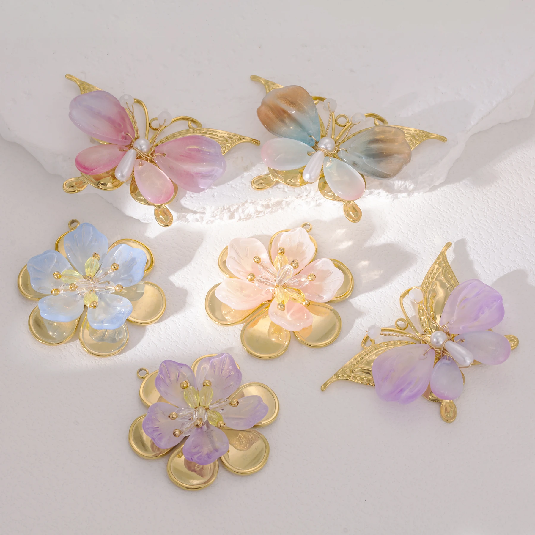 Crafting Resin - 2 pièces, breloques en forme de