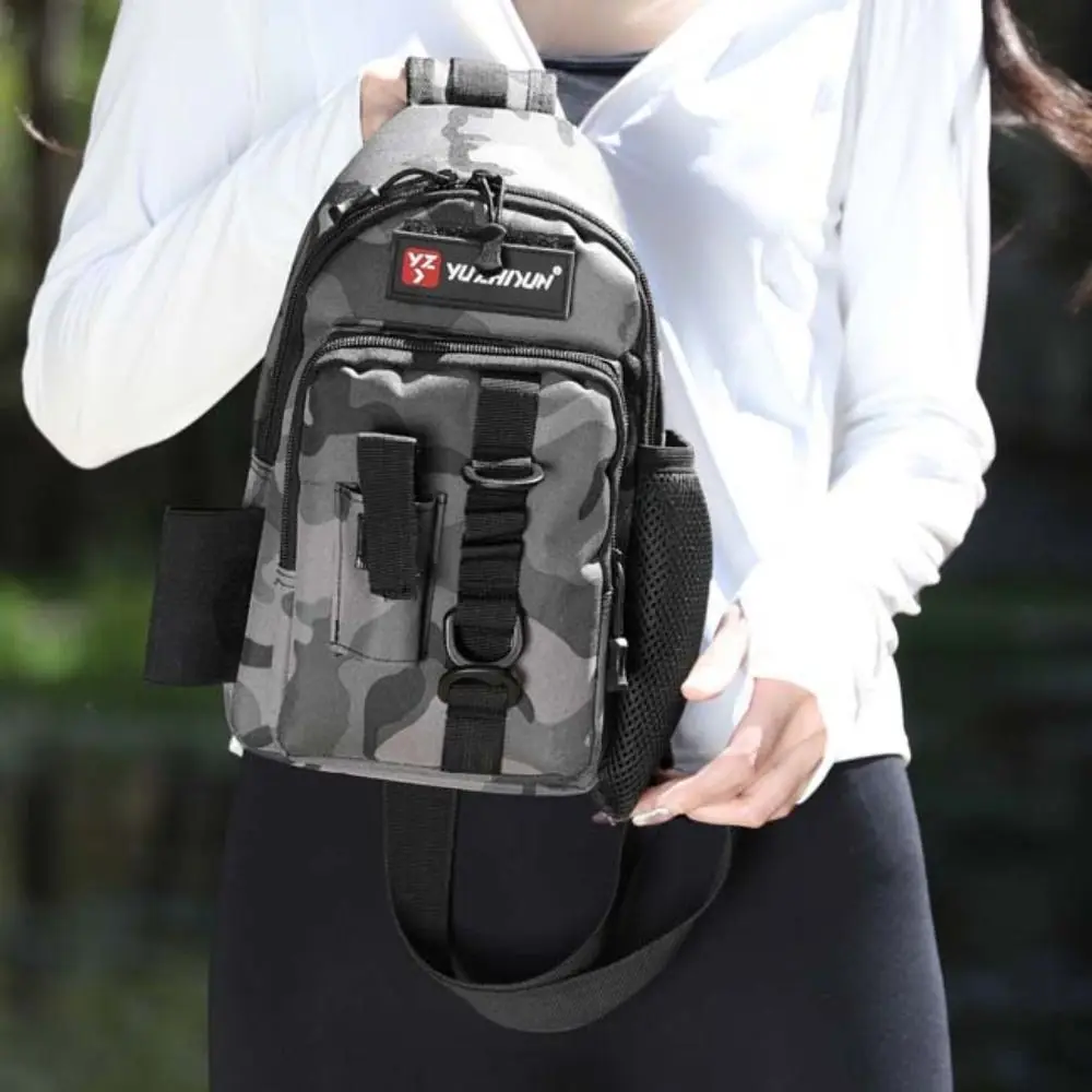 

Rod Holders Fishing Chest Bag Bait Storage Crossbody Lure Fishing Bags Fanny Pack Waterproof Fishing Tackle Pack Outdoor Sports