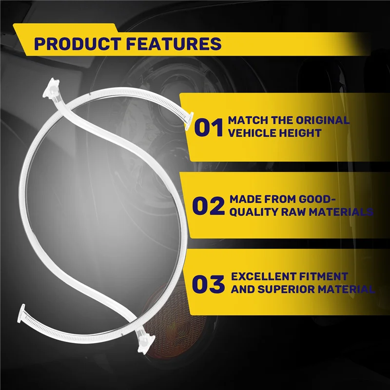 

N26R-For Land Rover Defender 2020-2023 DRL Light Guide Plate Light Guide Tube Headlight Daytime Running Light Guide Angel Eye