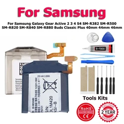 XDOU Battery For Samsung Galaxy Gear Active 2 3 4 S4 SM-R382 SM-R500 SM-R820 SM-R840 SM-R880 Buds Classic Plus 40mm 44mm 46mm
