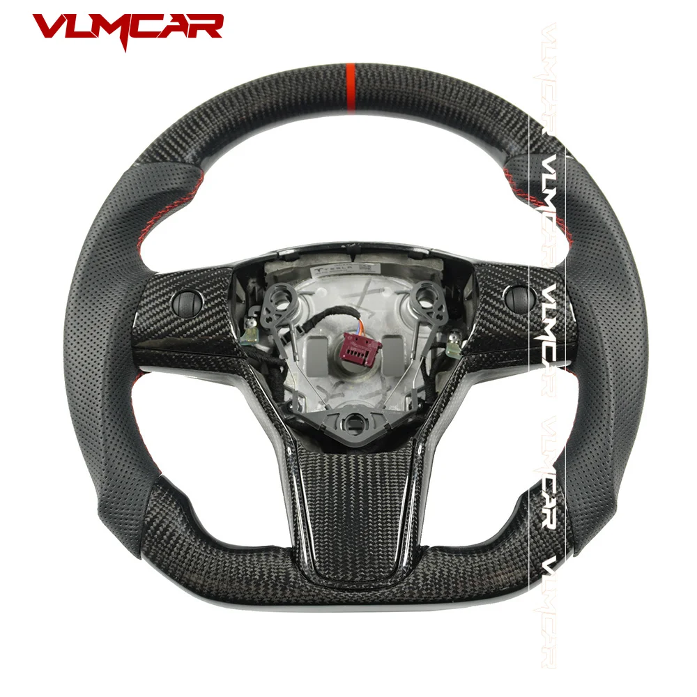 

Руль из углеродного волокна под заказ для Tesla Model 3 Y X S