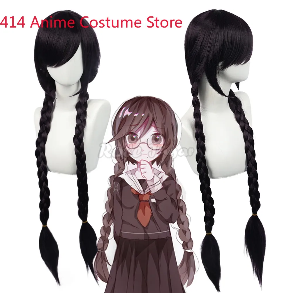 Anime Danganronpa Toko Fukawa Cosplay Pruik Nezuko Kamado Tanjirou Pruik Synthetische Hittebestendige Haar Pruiken