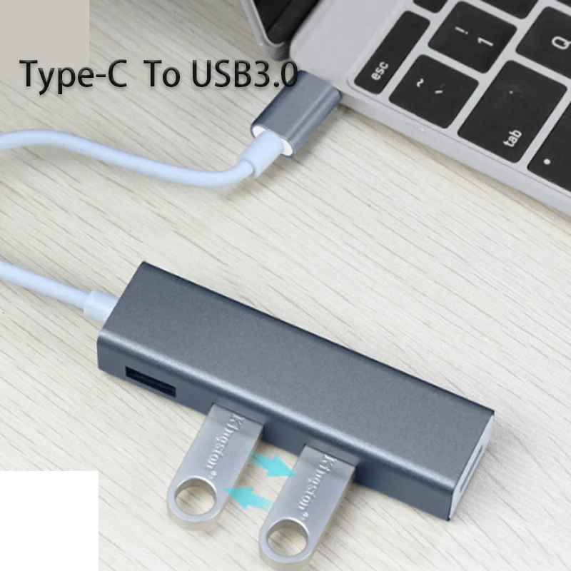 

Type-C TO USB Game Adapter 4 in 1 Type-C to USB3.0 Hub Multi-function dock station Splitter Extender Game Hub Type-c converter