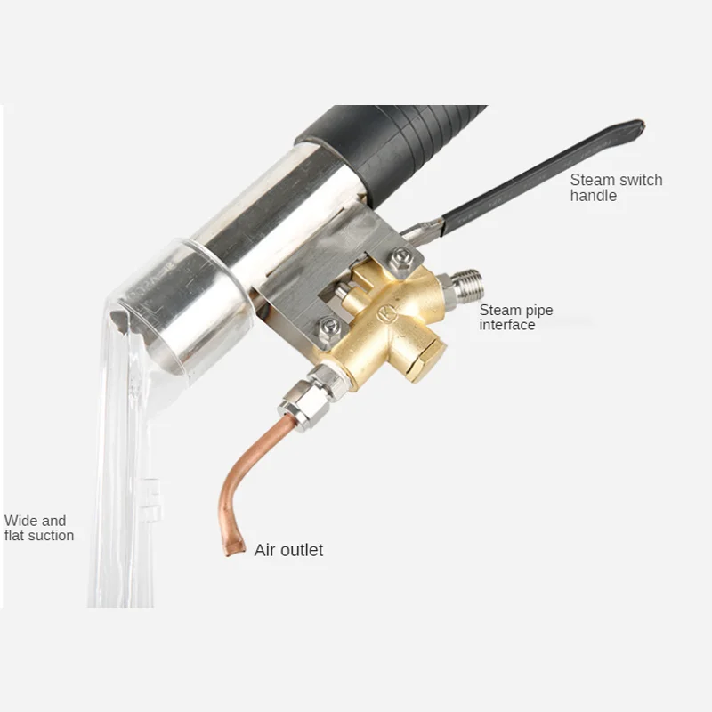 

Car Steam Washing Gun Vacuum Cleaner Dust Gun Steam Engine Head High Temperature High Pressure Heavy Duty Steam Cleaner