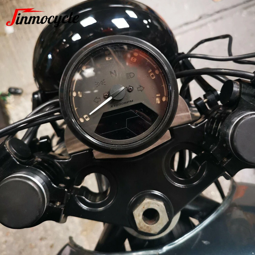 For BMW K100 K75 CAFE RACER Stainless Steel Speedometer Bracket Black Brushed Base Powder Coating Motorcycle Speedometer Bracket