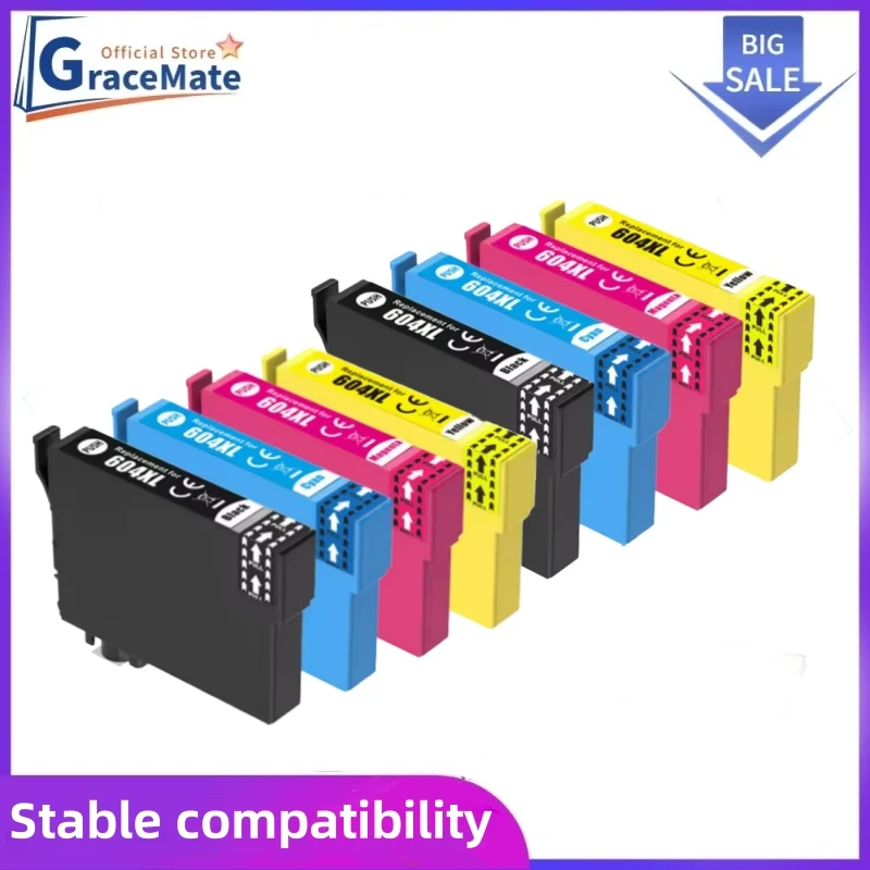 604XL T604XL T604 604 Compatible Ink Cartridge For Epson XP-2200 2205 3200 3205 4200 4205 WF-2910 2935 2930 2950DWF Printer