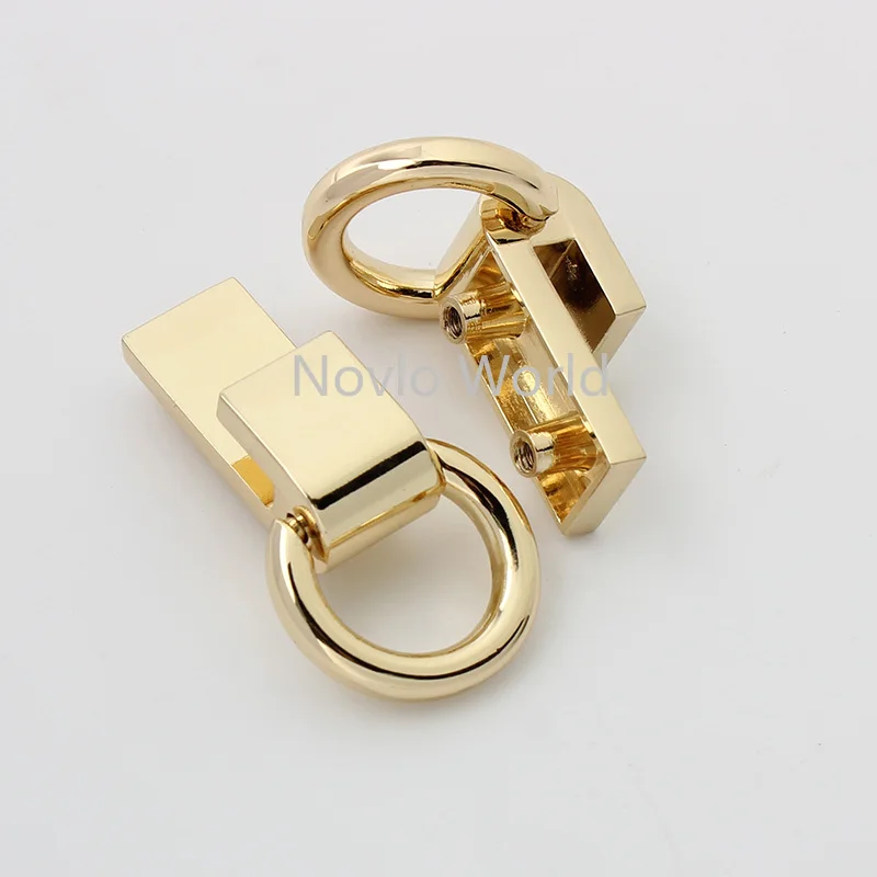 5-25pairs 55*28mm light gold 15mm inner new arrive products metal connector buckle for chain bag bag strap accessories