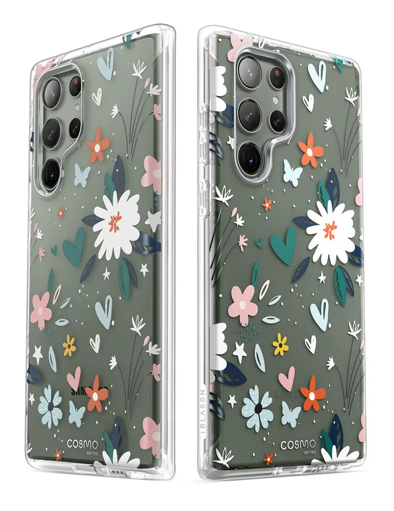 For Samsung Galaxy S23 Ultra Case 6.8“ (2023 Release) I-BLASON Cosmo Slim Stylish Protective Case with Built-in Screen Protector