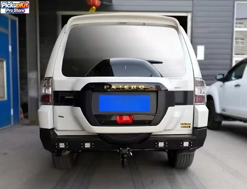 

Heavy-Duty Off-Road Steel Rear Bumper for Pajero Montero V80-V97 Plateau Adaptation