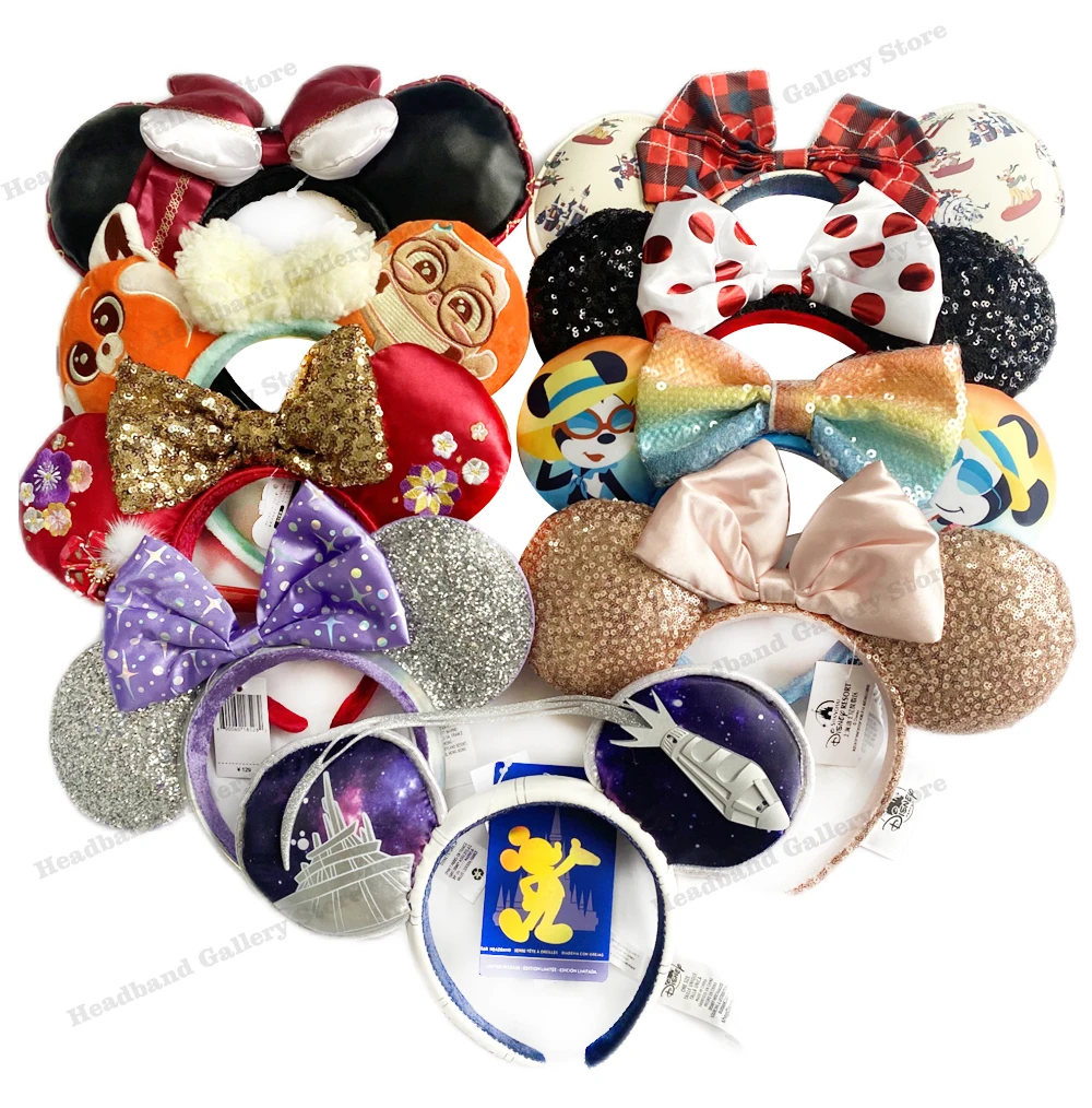 Fashion Disney Mickey Mouse Headband 2022 Cartoon Multivariant Minnie Ear Hairband Cosplay for Adults Kids Hair Accessories