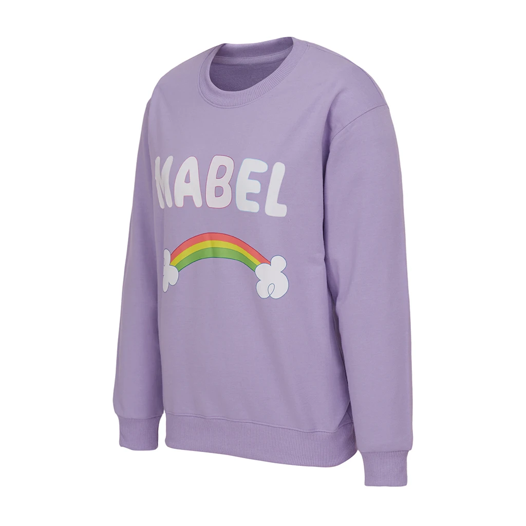 Bluzy Mabel Pines przebranie na karnawał Mabel Pines fioletowa tęczowa gwiazda bluza Halloween karnawałowy kostium sweter z nadrukiem Top 3D