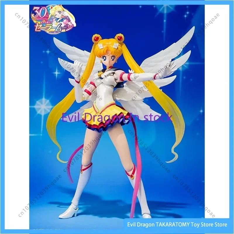 متوفر في المخزون لعبة شخصيات الحركة الأصلية من بانداي بحار القمر مجموعة نماذج تزيين هدية للأطفال