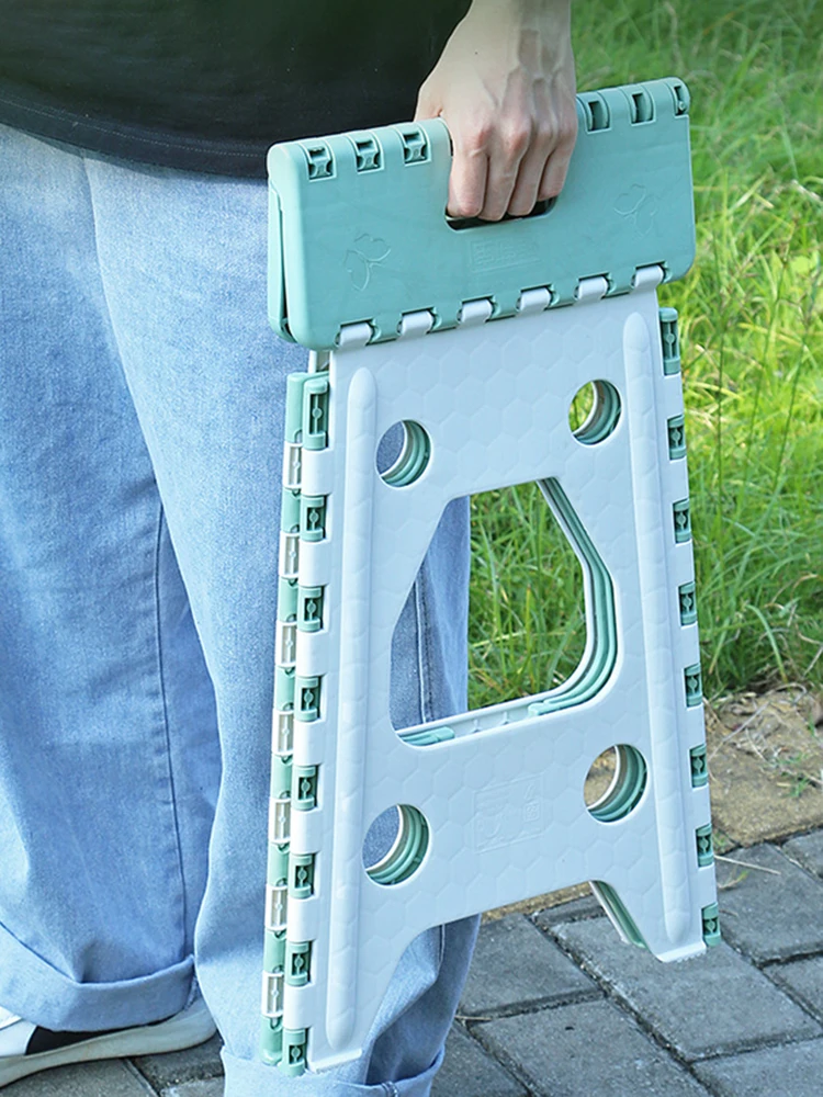 Pedal Folding Pedal Pedal Folding Chair Stool Load-Bearing Ladder Step Platform Folding Chair image 4