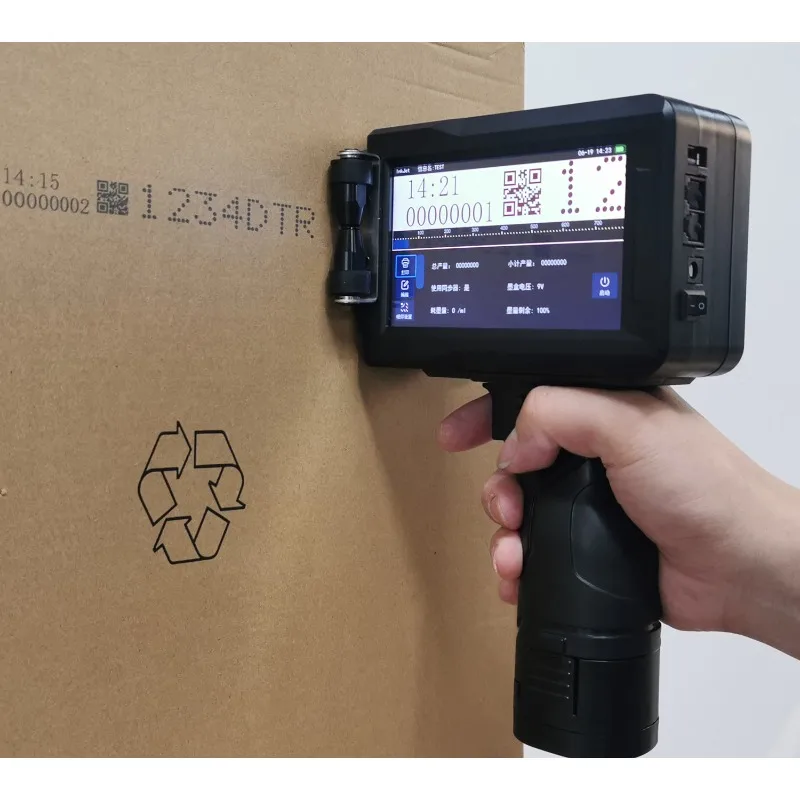 Durable Using Industrial Smart Handheld Thermal Inkjet Printer
